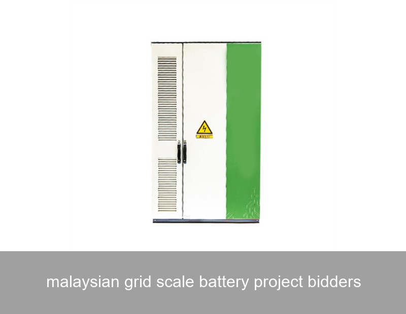 malaysian grid scale battery project bidders