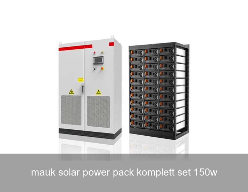 mauk solar power pack komplett set 150w
