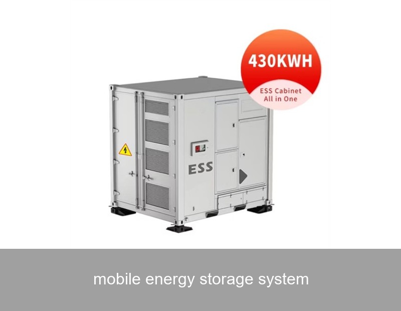 mobile energy storage system