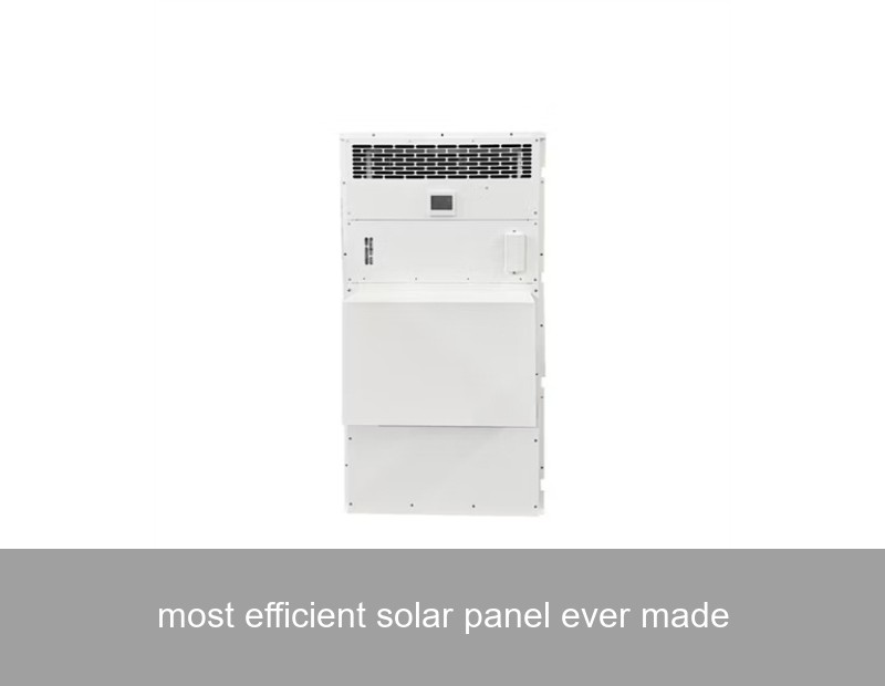 most efficient solar panel ever made