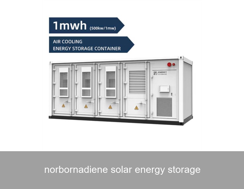 norbornadiene solar energy storage