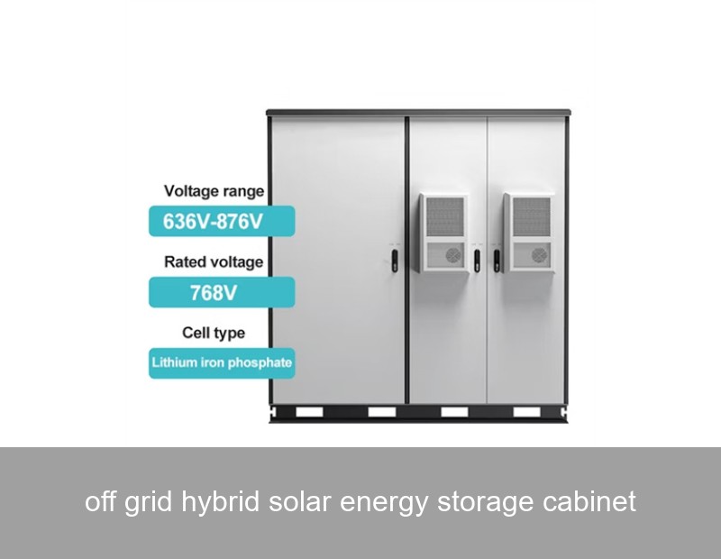 off grid hybrid solar energy storage cabinet