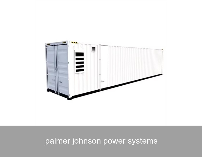 palmer johnson power systems