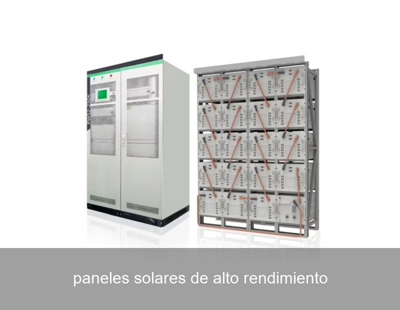 paneles solares de alto rendimiento