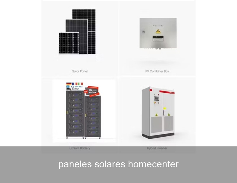 paneles solares homecenter