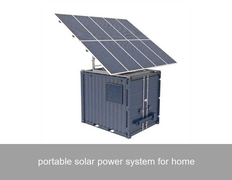 portable solar power system for home
