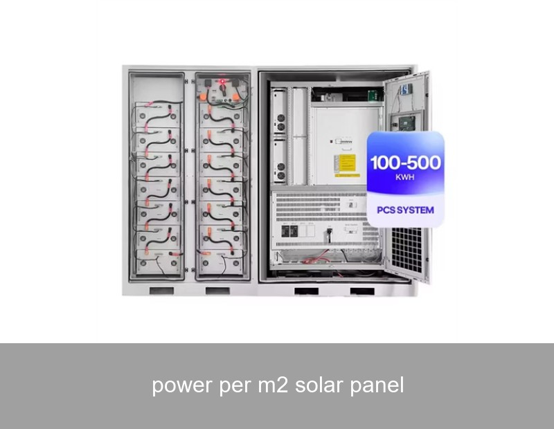 power per m2 solar panel