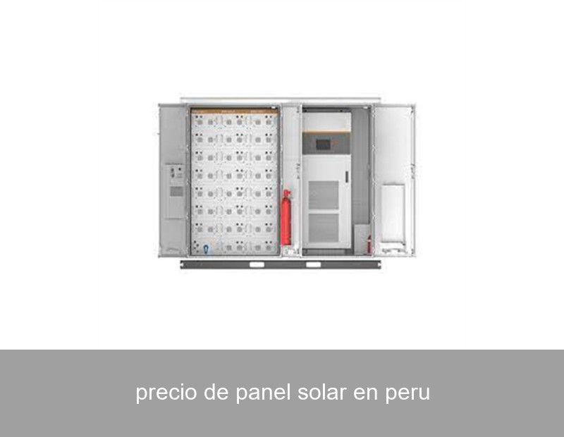 precio de panel solar en peru