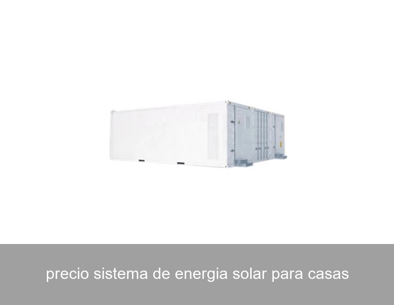 precio sistema de energia solar para casas