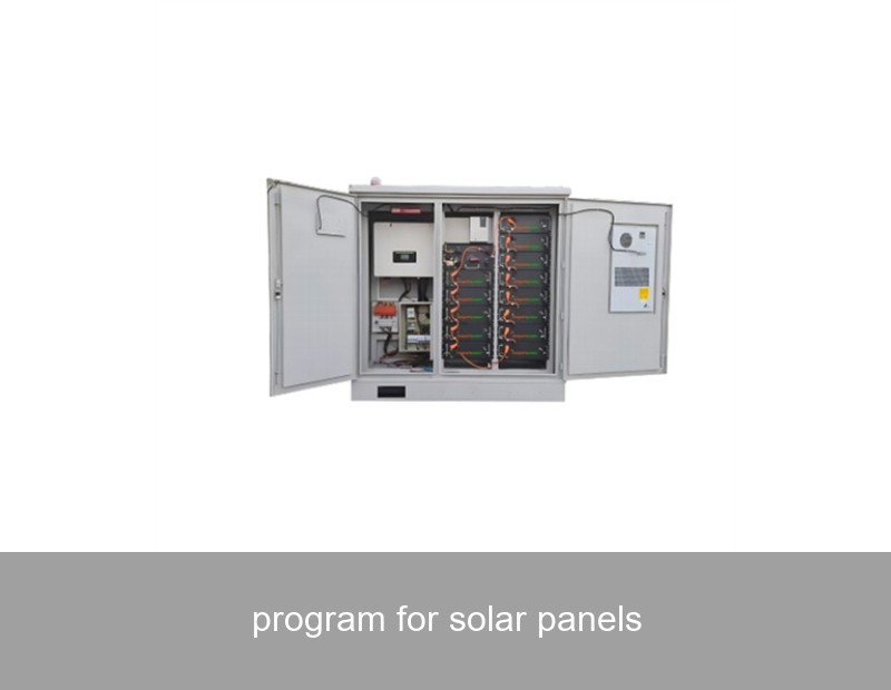 program for solar panels