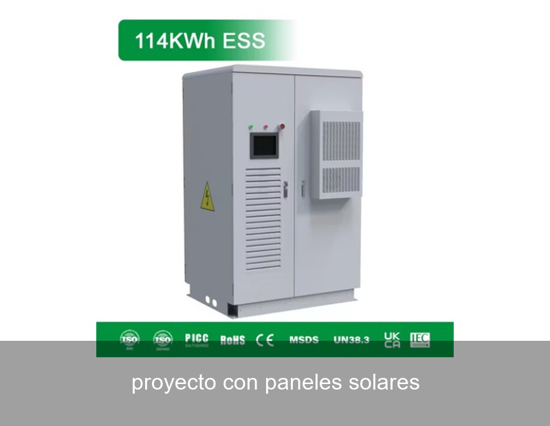proyecto con paneles solares
