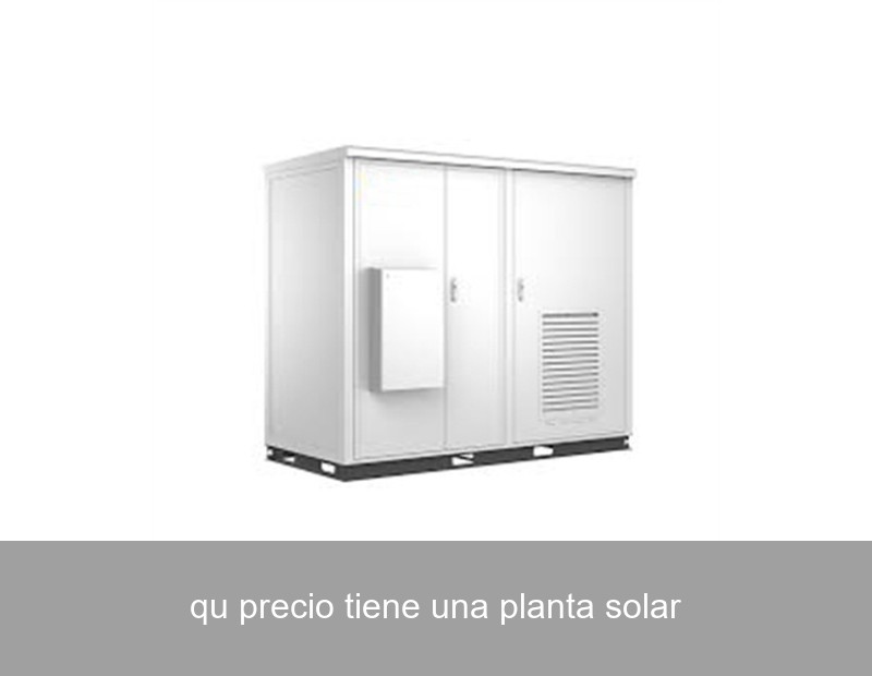 qu precio tiene una planta solar