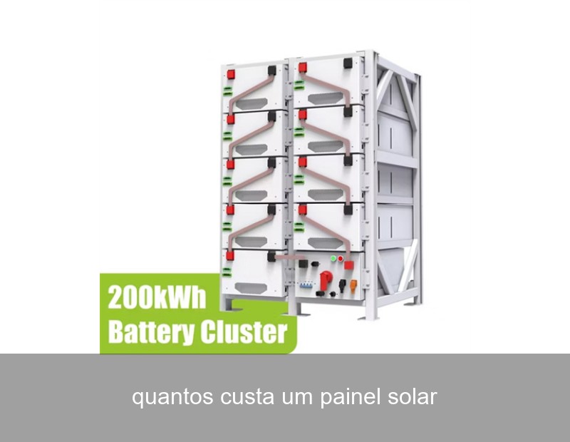 quantos custa um painel solar