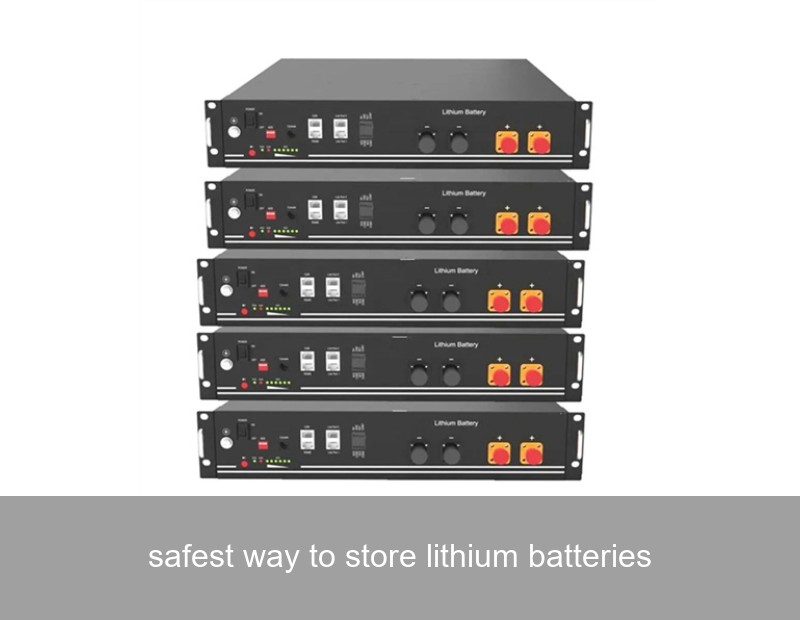 safest way to store lithium batteries