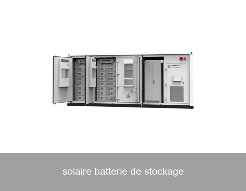 solaire batterie de stockage