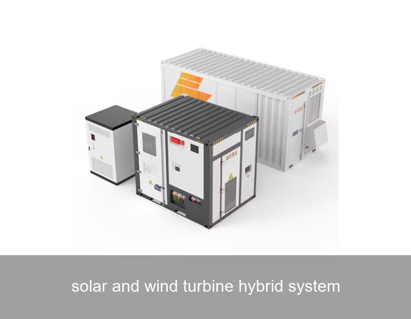 solar and wind turbine hybrid system