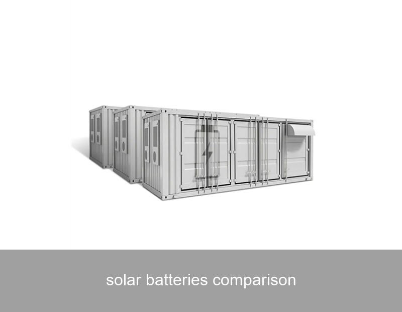 solar batteries comparison