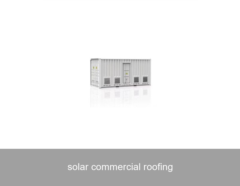 solar commercial roofing