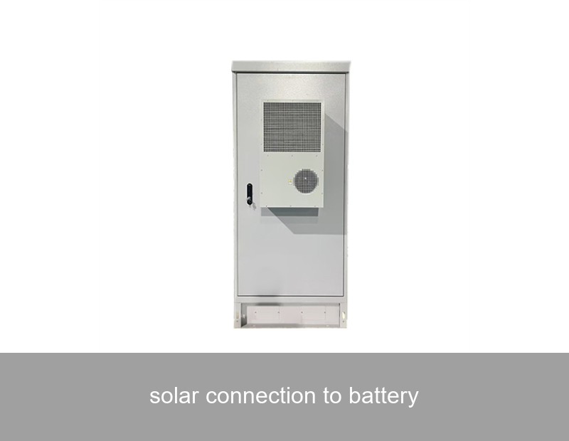 solar connection to battery