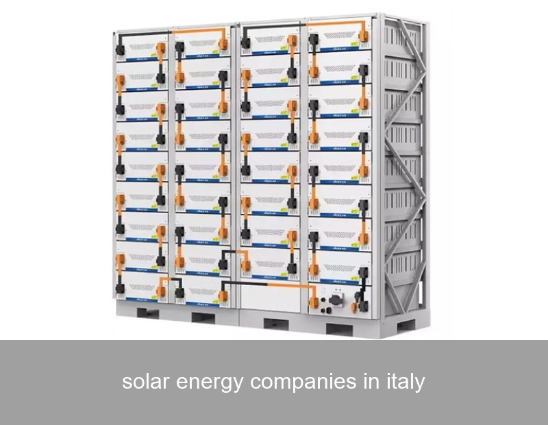 solar energy companies in italy