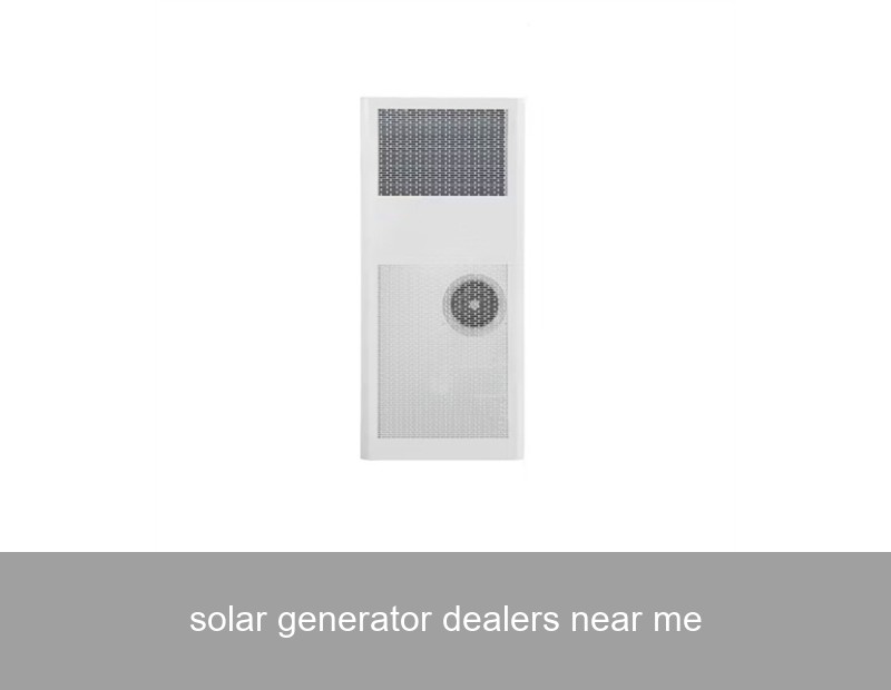 solar generator dealers near me