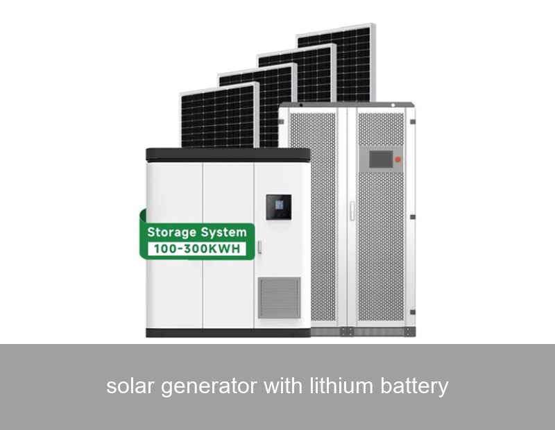 solar generator with lithium battery