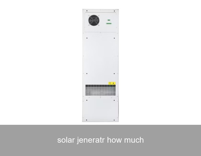 solar jeneratr how much
