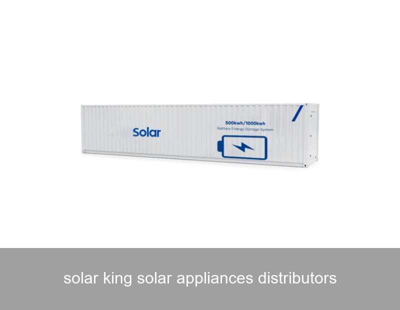 solar king solar appliances distributors