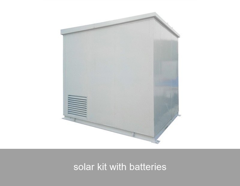 solar kit with batteries