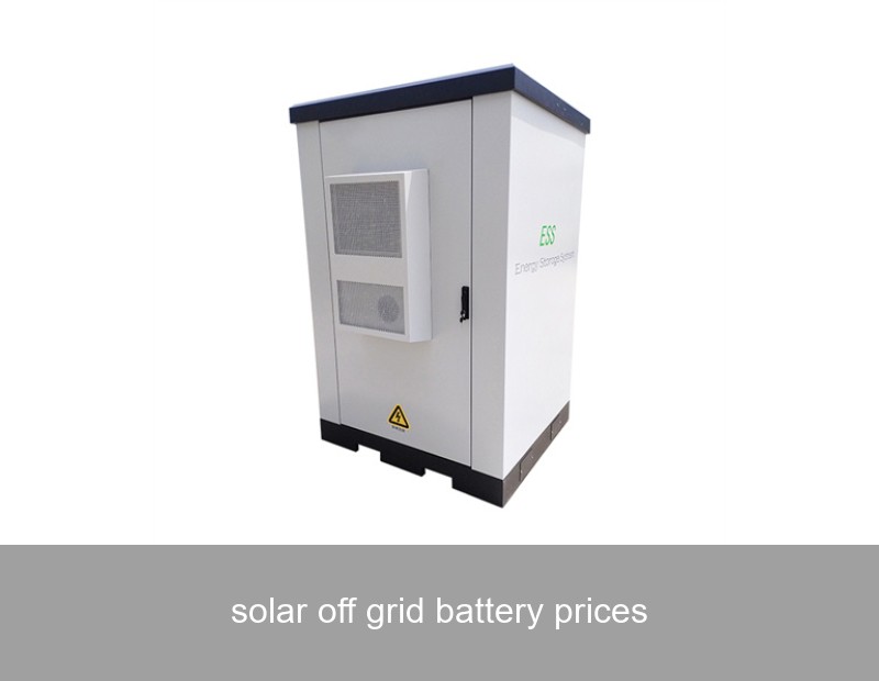 solar off grid battery prices