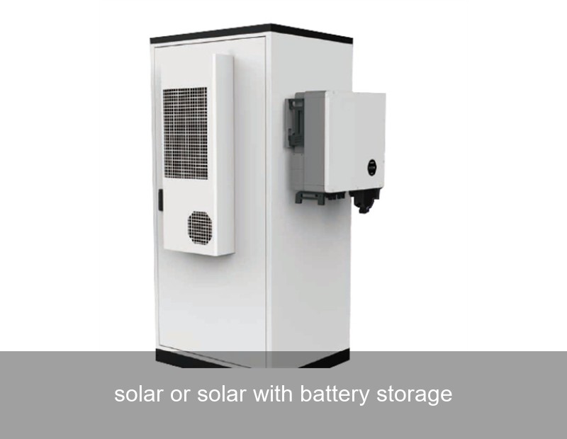solar or solar with battery storage