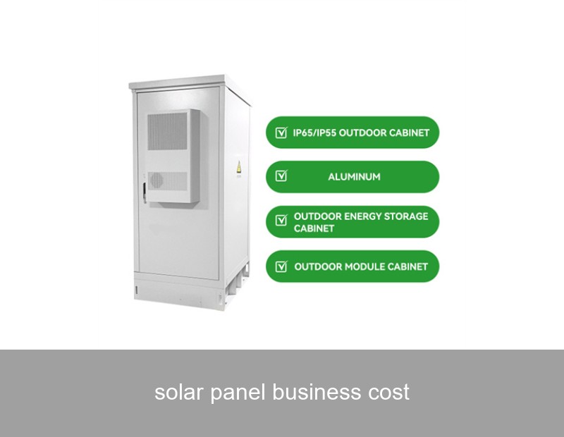 solar panel business cost