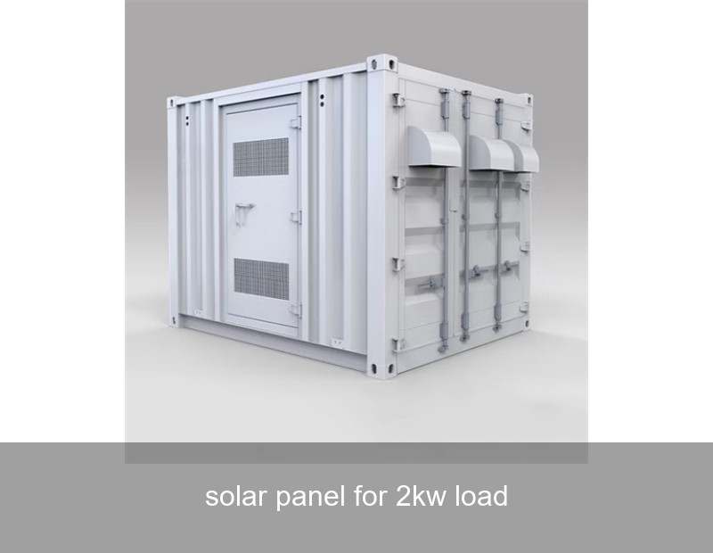 solar panel for 2kw load