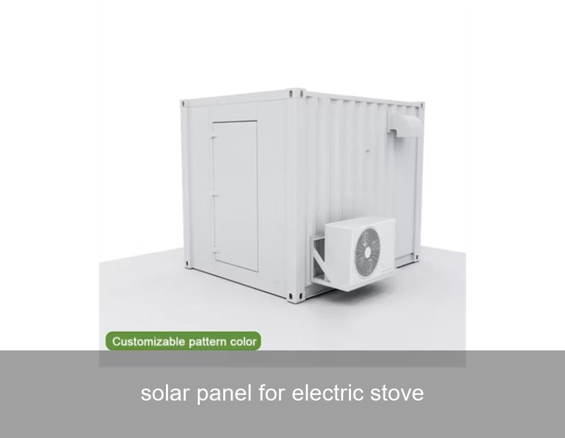 solar panel for electric stove