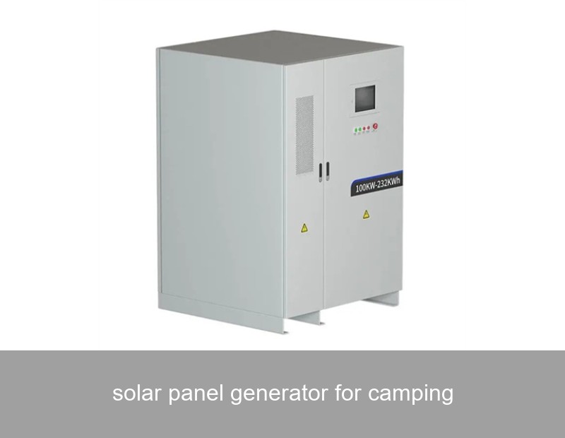 solar panel generator for camping