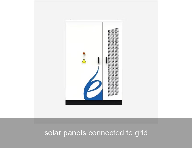 solar panels connected to grid