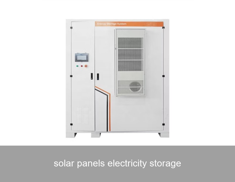 solar panels electricity storage