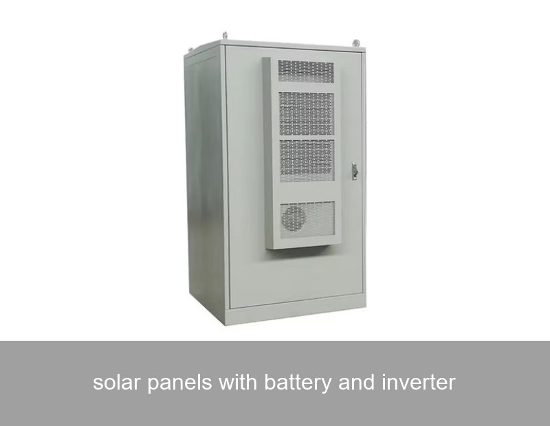 solar panels with battery and inverter