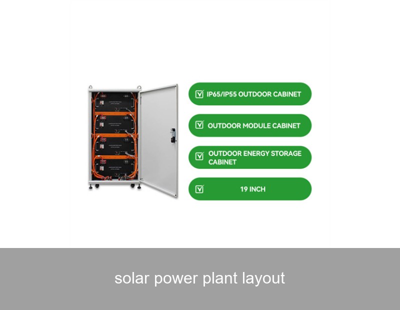 solar power plant layout