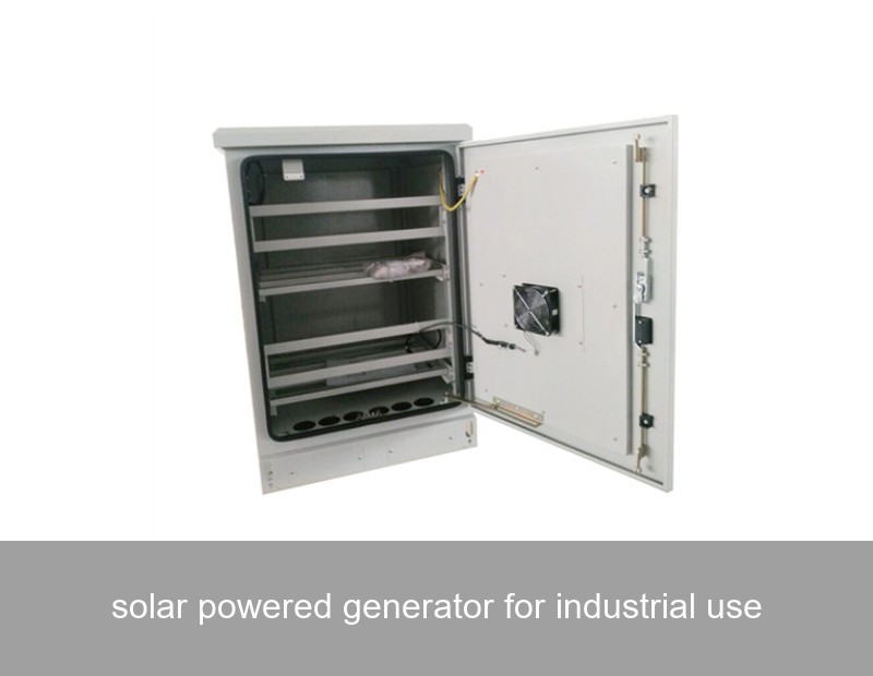 solar powered generator for industrial use