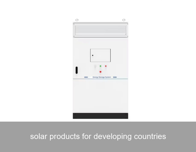solar products for developing countries