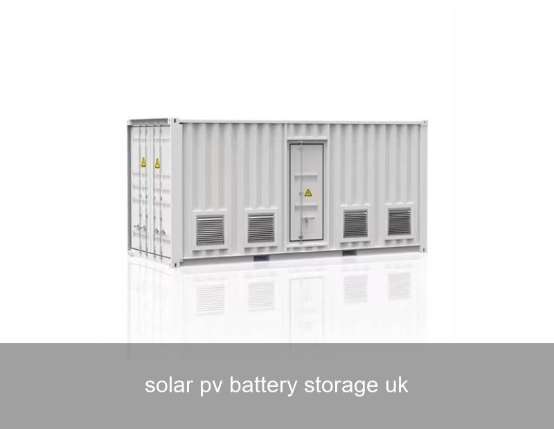 solar pv battery storage uk
