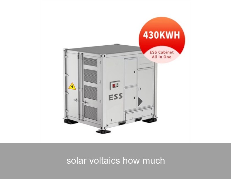 solar voltaics how much