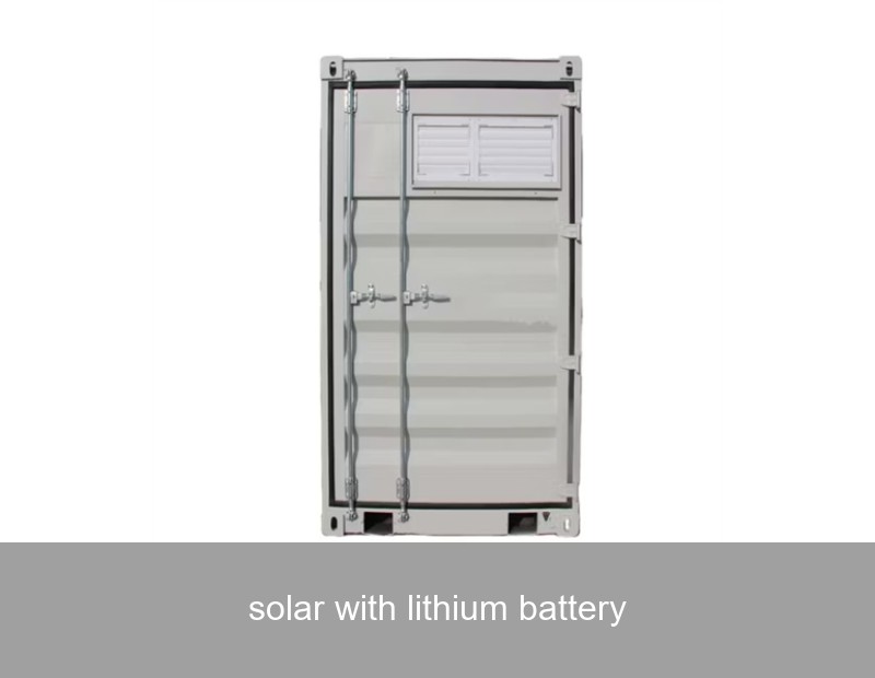solar with lithium battery
