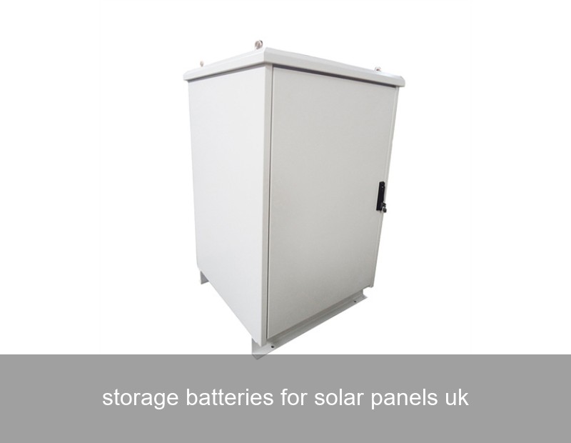 storage batteries for solar panels uk