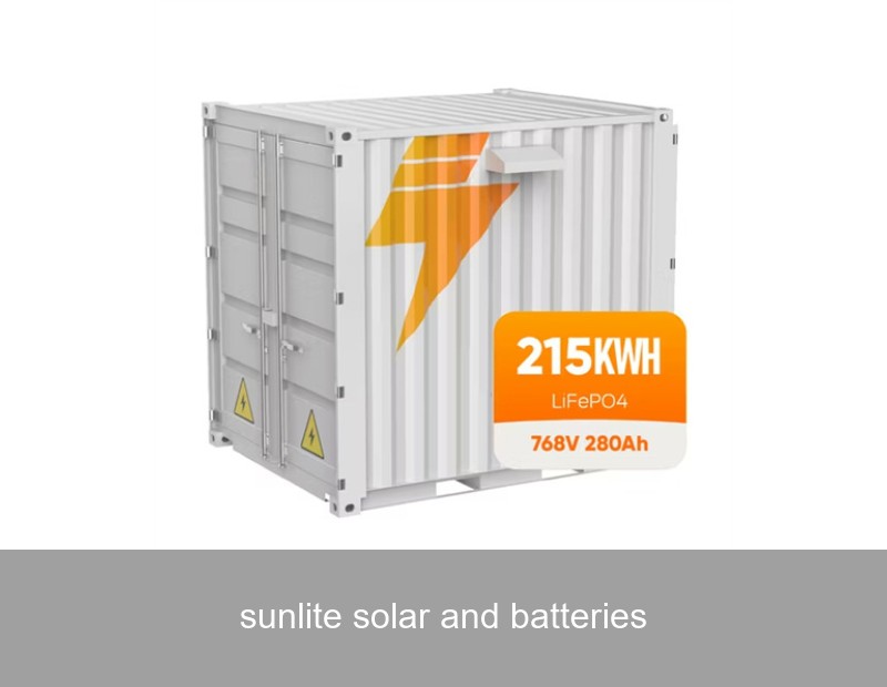 sunlite solar and batteries