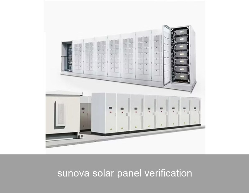 sunova solar panel verification
