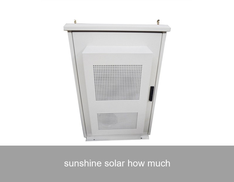 sunshine solar how much