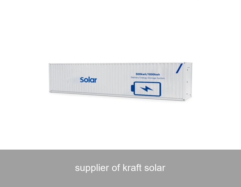 supplier of kraft solar