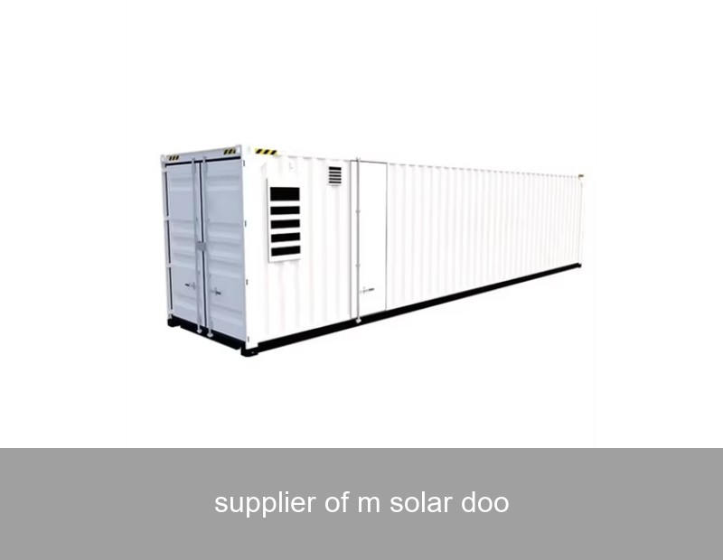 supplier of m solar doo